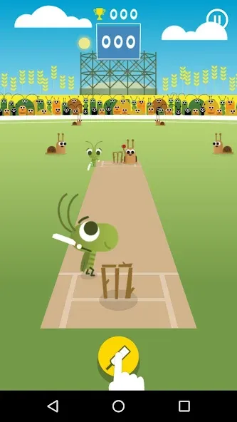 Doodle Cricket - Cricket Game (Дудл Крикет)  [МОД Unlimited Money] Screenshot 1