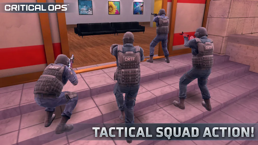 Critical Ops: Multiplayer FPS (Критикал Опс)  [МОД Много монет] Screenshot 1