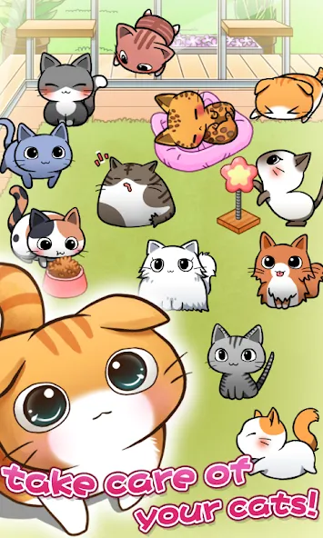 Cat Room - Cute Cat Games (Кэт Рум)  [МОД Unlimited Money] Screenshot 2