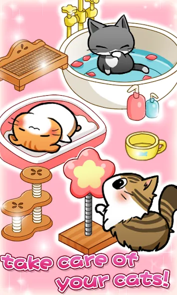 Cat Room - Cute Cat Games (Кэт Рум)  [МОД Unlimited Money] Screenshot 3