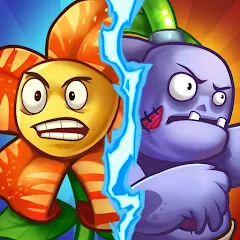 Скачать взломанную Zombie Defense - Plants War (Зомби Дефенс)  [МОД Unlimited Money] - полная версия apk на Андроид