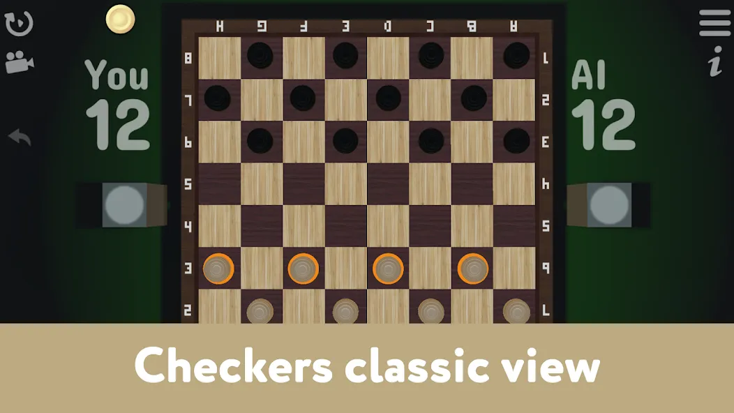 Checkers for two - Draughts  [МОД Бесконечные монеты] Screenshot 1