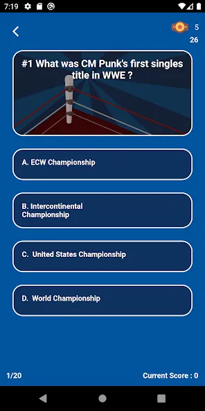 World Wrestling Trivia (Уорлд Рестлинг Тривия)  [МОД Много монет] Screenshot 4