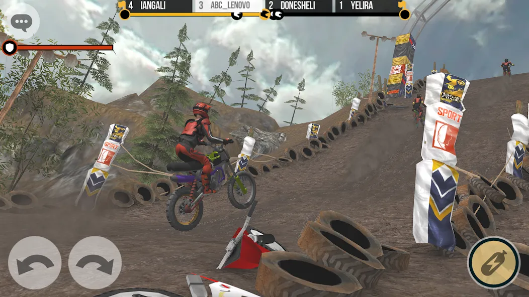 Clan Race: PVP Motocross races (Клан Рейс)  [МОД Бесконечные деньги] Screenshot 3