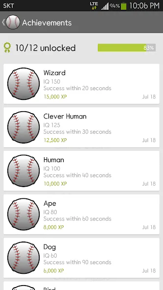 IQ Baseball - Number Puzzle (АйКью Бейсбол)  [МОД Menu] Screenshot 5