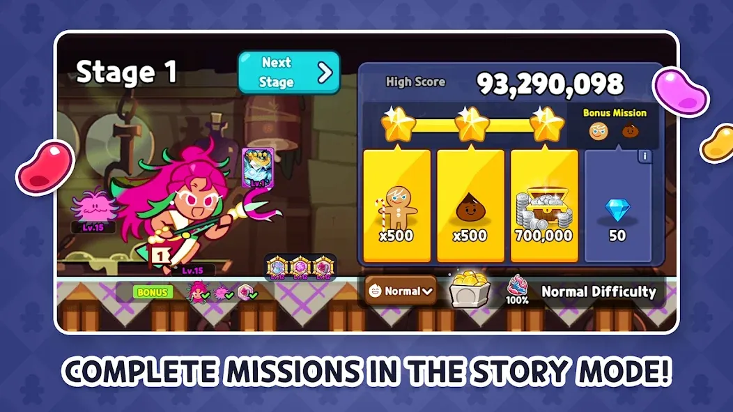 CookieRun: OvenBreak (Куки Ран)  [МОД Menu] Screenshot 3