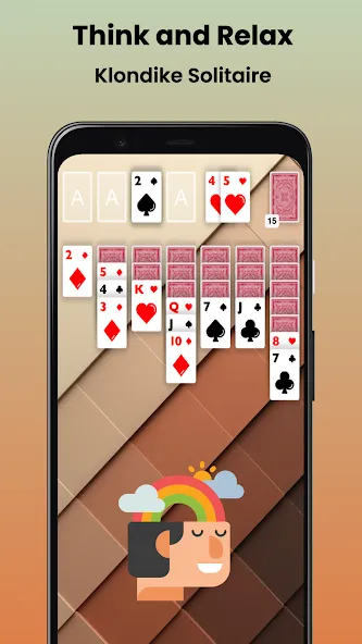 Klondike Solitaire Offline  [МОД Menu] Screenshot 1