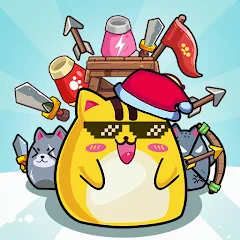 Взлом CatnRobot Idle TD: Battle Cat (КэтТауэр Айдл ТД)  [МОД Бесконечные деньги] - стабильная версия apk на Андроид