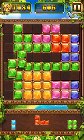 Puzzle Block Jewels (Пазл Блок Драгоценности)  [МОД Бесконечные монеты] Screenshot 2