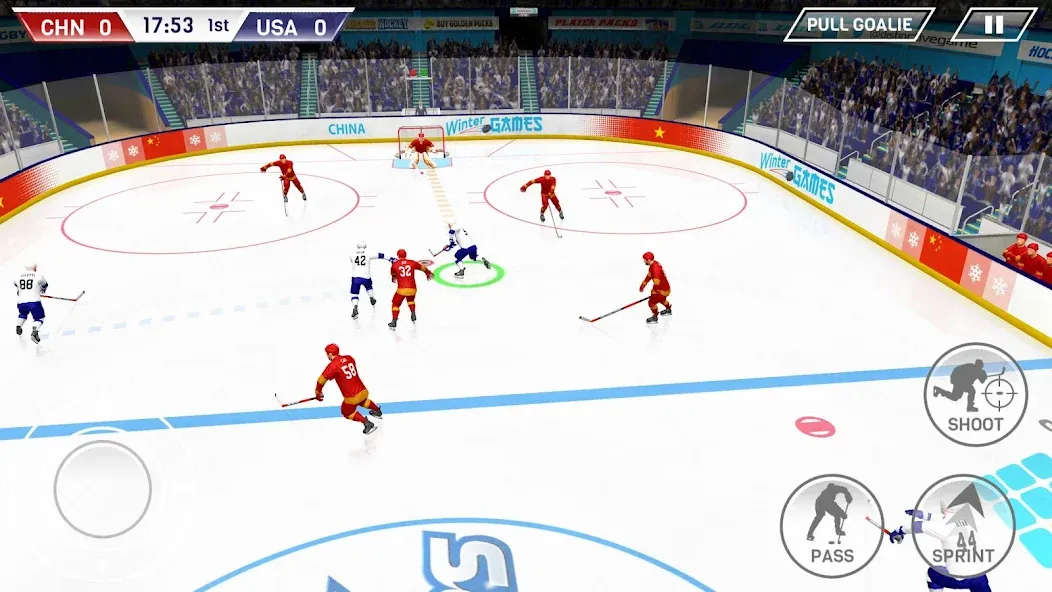 Hockey All Stars (Хоккей Олл Старс)  [МОД Меню] Screenshot 2