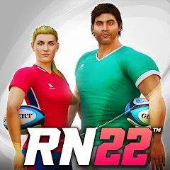 Скачать взлом Rugby Nations 22 (Рагби Наций 22)  [МОД Unlocked] - стабильная версия apk на Андроид