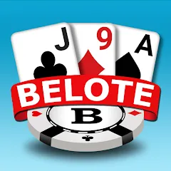 Взломанная Blot Belote Coinche Online  [МОД Много монет] - последняя версия apk на Андроид