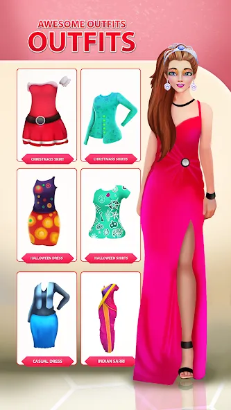 Girls Dress Up: Makeup Games  [МОД Mega Pack] Screenshot 4