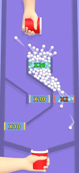 Bounce and collect (Баунс энд коллект)  [МОД Unlimited Money] Screenshot 1