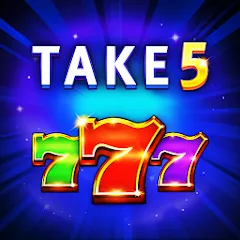 Взлом Take 5 Vegas Casino Slot Games (Тейк 5 Вегас Казино Слот игры)  [МОД Все открыто] - полная версия apk на Андроид