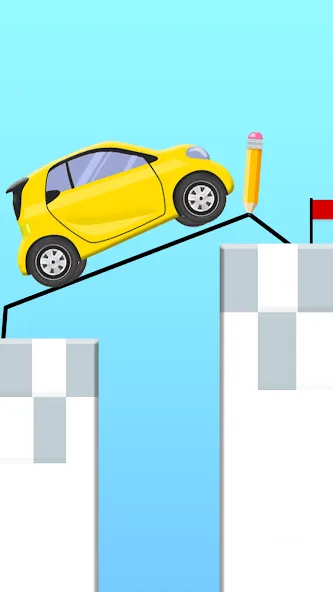 Draw 2 Bridge: Draw Save Car (Дроу 2 Бридж)  [МОД Много монет] Screenshot 2