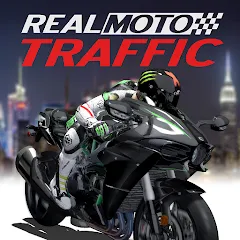 Скачать взломанную Real Moto Traffic (Реал Мото Трафик)  [МОД Mega Pack] - последняя версия apk на Андроид