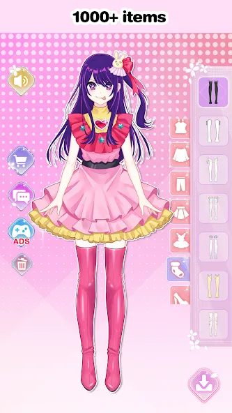 Vlinder Princess Dress up game  [МОД Бесконечные монеты] Screenshot 3