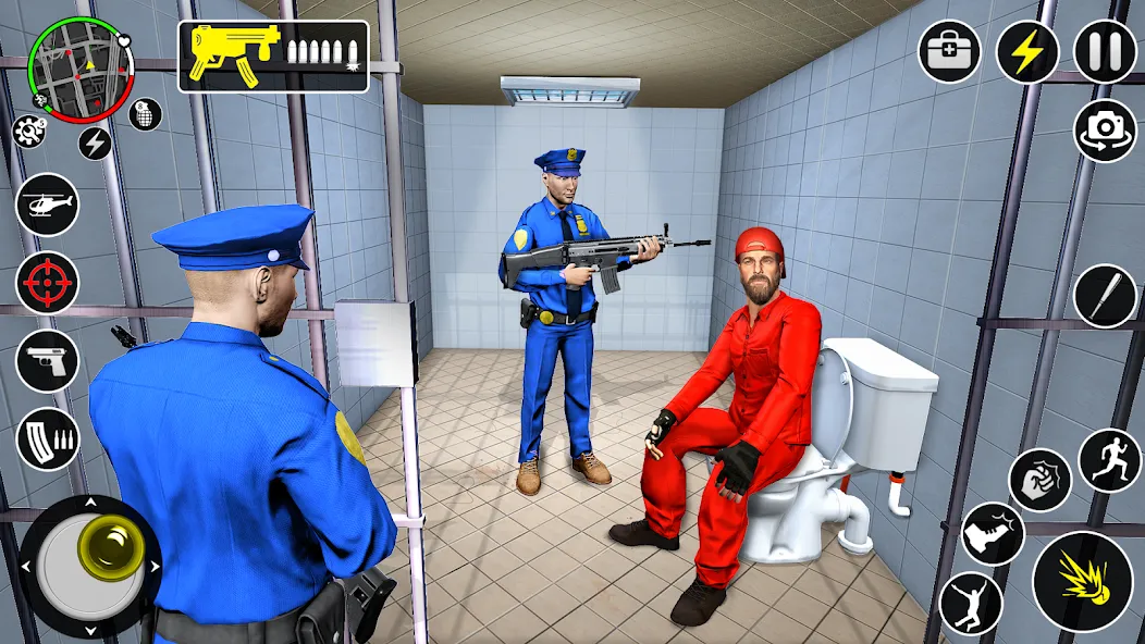 Grand Jailbreak Prison Escape (Гранд Побег из тюрьмы)  [МОД Бесконечные монеты] Screenshot 4