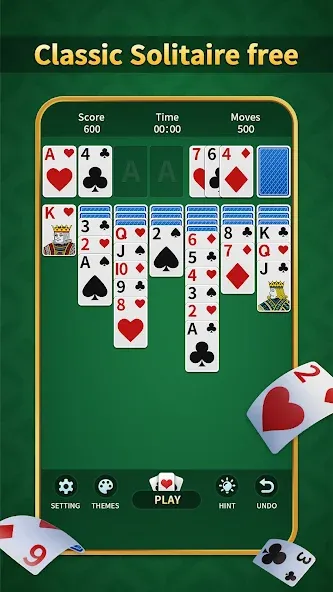 Solitaire Classic:Card Game (Солитер Классик)  [МОД Unlocked] Screenshot 5