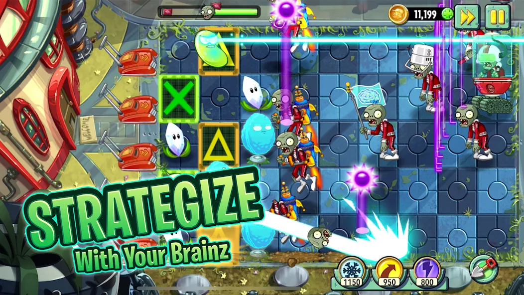 Plants vs Zombies™ 2 (Планты против Зомби 2)  [МОД Бесконечные монеты] Screenshot 1