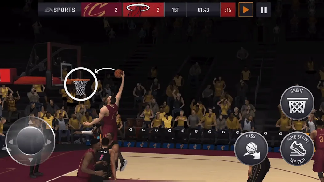 NBA Live Asia (НБА Лайв)  [МОД Много денег] Screenshot 4