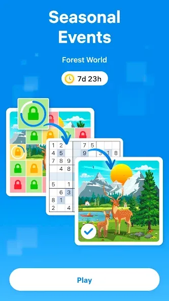 Sudoku.com - Classic Sudoku  [МОД Меню] Screenshot 3