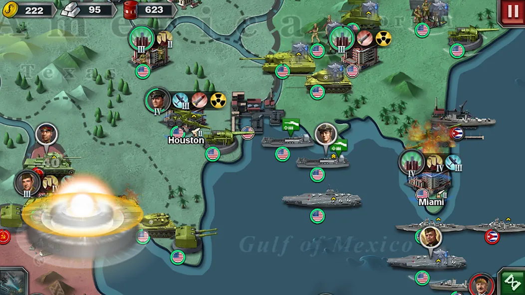 World Conqueror 3-WW2 Strategy (Ворлд Конкерор 3)  [МОД Unlimited Money] Screenshot 3