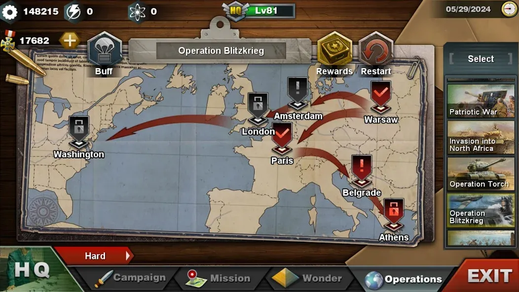 World Conqueror 3-WW2 Strategy (Ворлд Конкерор 3)  [МОД Unlimited Money] Screenshot 4