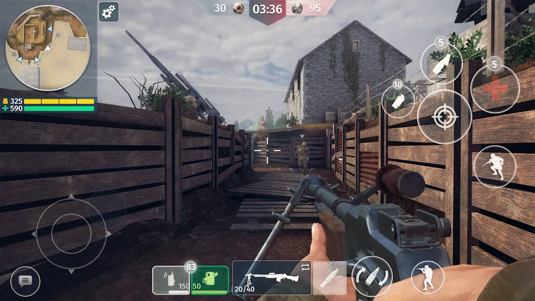 World War 2: Shooting Games (Вторая мировая война)  [МОД Menu] Screenshot 5