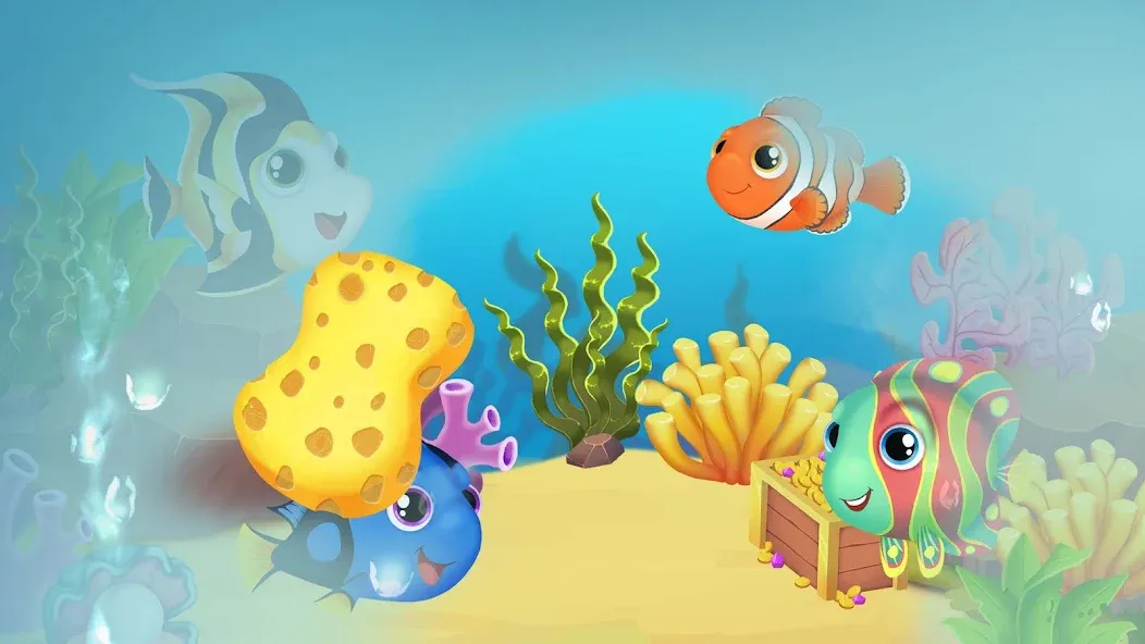 Baby Aquarium - Fish game  [МОД Mega Pack] Screenshot 2