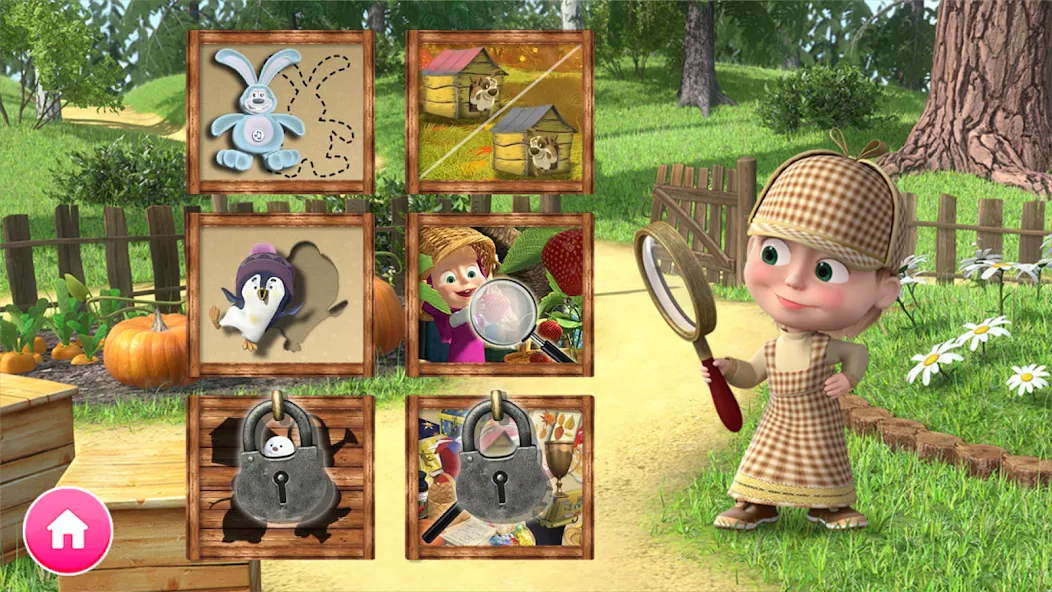 Masha and the Bear Educational  [МОД Unlimited Money] Screenshot 1