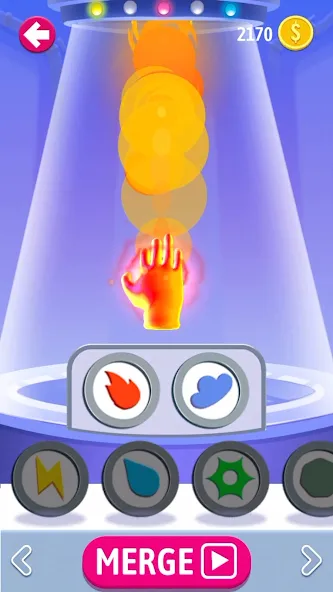 Elemental Gloves - Magic Power (Элементальные перчатки)  [МОД Menu] Screenshot 1