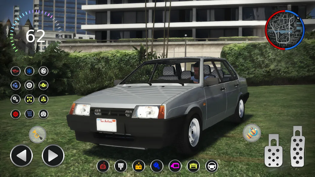 21099 Lada: Russian Racer Max  [МОД Много монет] Screenshot 1