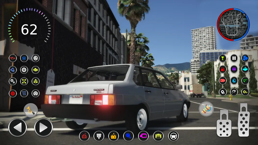 21099 Lada: Russian Racer Max  [МОД Много монет] Screenshot 4