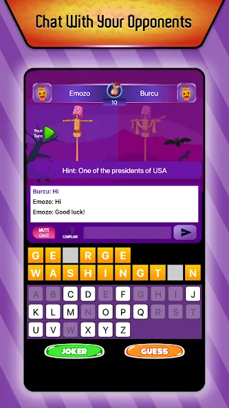 Online Hangman Word Game (Онлайн игра в слова Висельник)  [МОД Unlimited Money] Screenshot 1