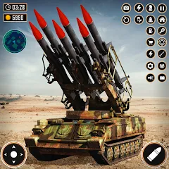 Взлом Tank Battle Army Games 2023  [МОД Unlimited Money] - стабильная версия apk на Андроид