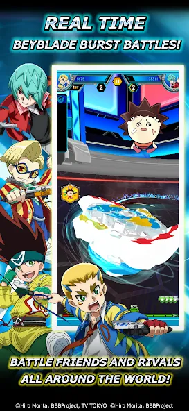 Beyblade Burst Rivals (Бейблэйд Берст Ривалс)  [МОД Все открыто] Screenshot 2