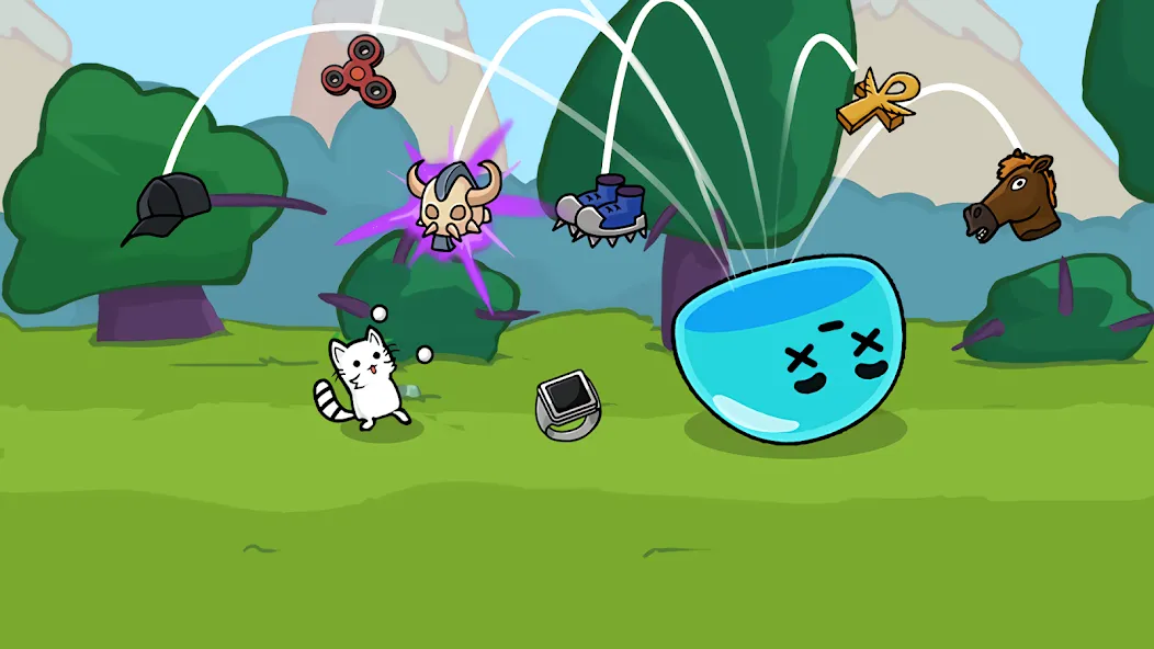 Stickman Cat Gun offline games  [МОД Меню] Screenshot 3