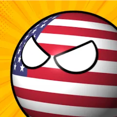 Взлом e-Sim Countryball Be President  [МОД Много монет] - стабильная версия apk на Андроид