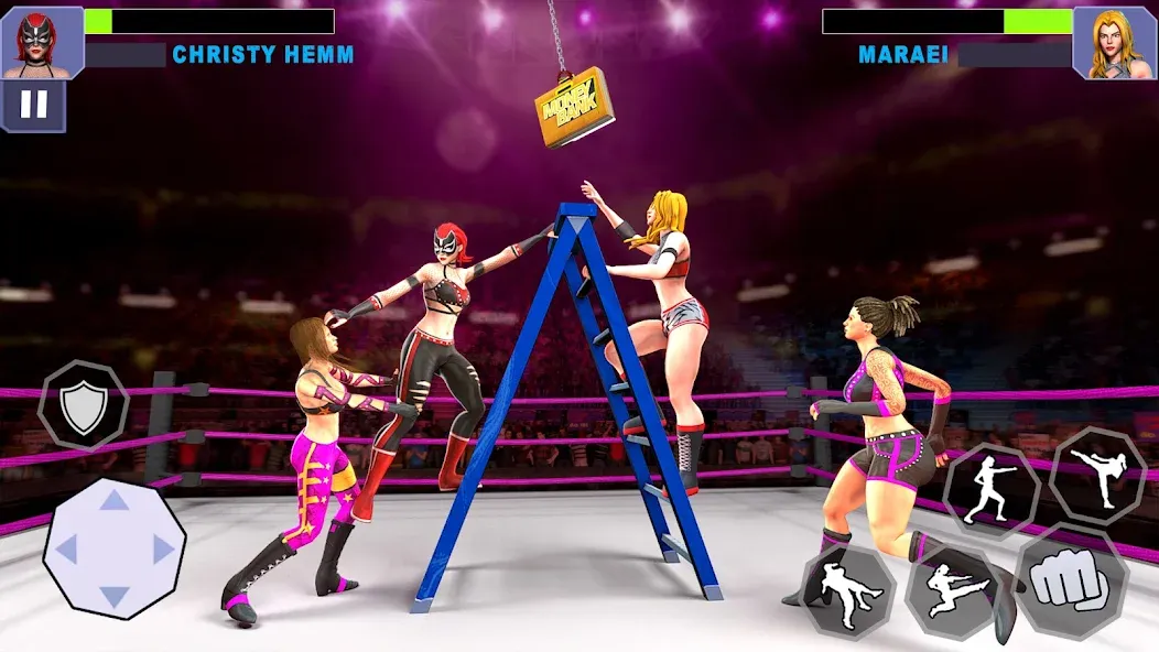 Bad Girls Wrestling Game  [МОД Menu] Screenshot 3