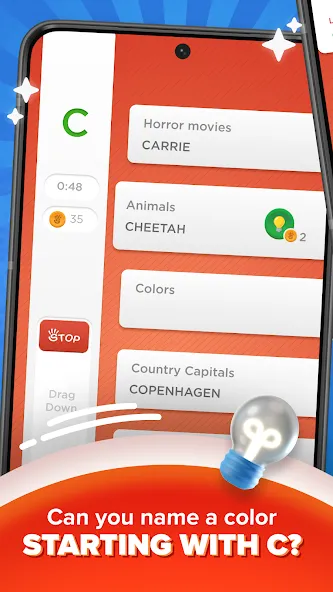 Stop - Categories Word Game  [МОД Unlimited Money] Screenshot 3