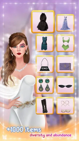 Fashion Stylist: Dress Up Game (Фэшн стилист)  [МОД Бесконечные монеты] Screenshot 1