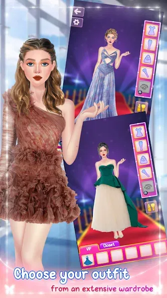 Fashion Stylist: Dress Up Game (Фэшн стилист)  [МОД Бесконечные монеты] Screenshot 3