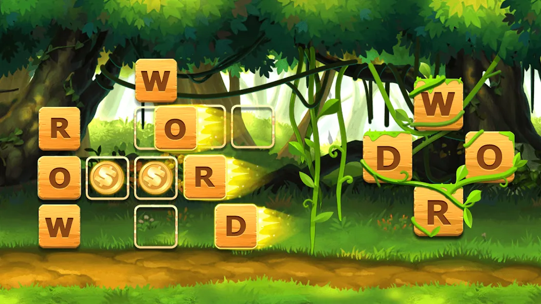 Word Crossword Puzzle  [МОД Mega Pack] Screenshot 1