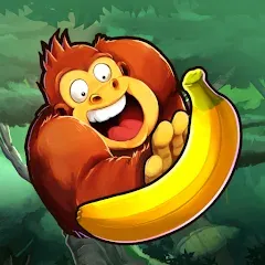 Взломанная Banana Kong (Банана Конг)  [МОД Unlimited Money] - последняя версия apk на Андроид