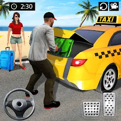 Взломанная Taxi Simulator 3d Taxi Sim  [МОД Mega Pack] - последняя версия apk на Андроид