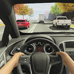 Скачать взломанную Racing in Car 2 (Рейсинг ин Кар 2)  [МОД Все открыто] - стабильная версия apk на Андроид