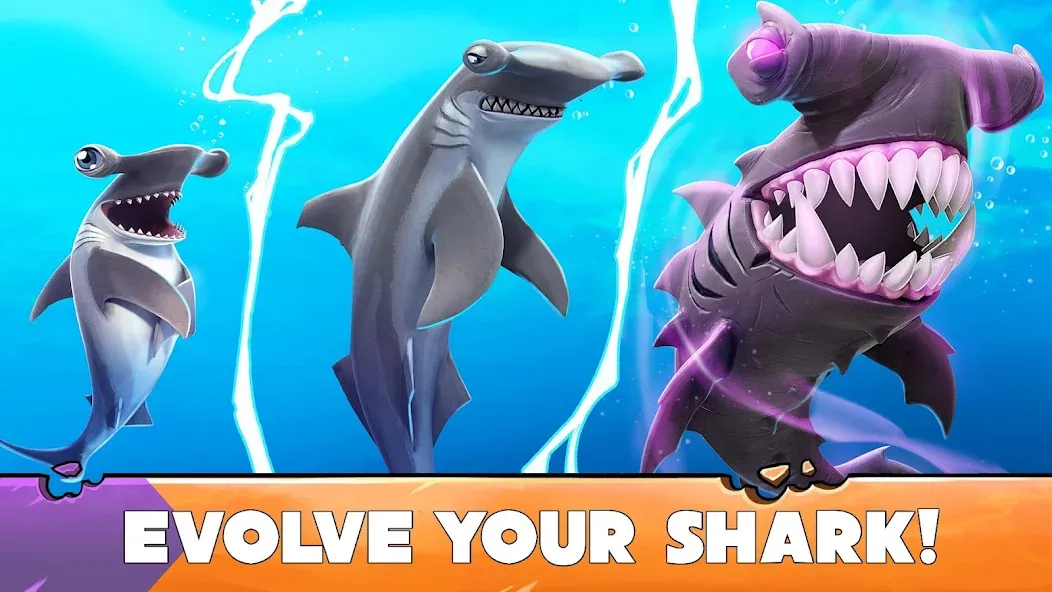 Hungry Shark Evolution (Хангри Шарк Эволюшн)  [МОД Много монет] Screenshot 4