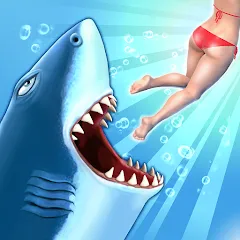 Скачать взлом Hungry Shark Evolution (Хангри Шарк Эволюшн)  [МОД Много монет] - стабильная версия apk на Андроид